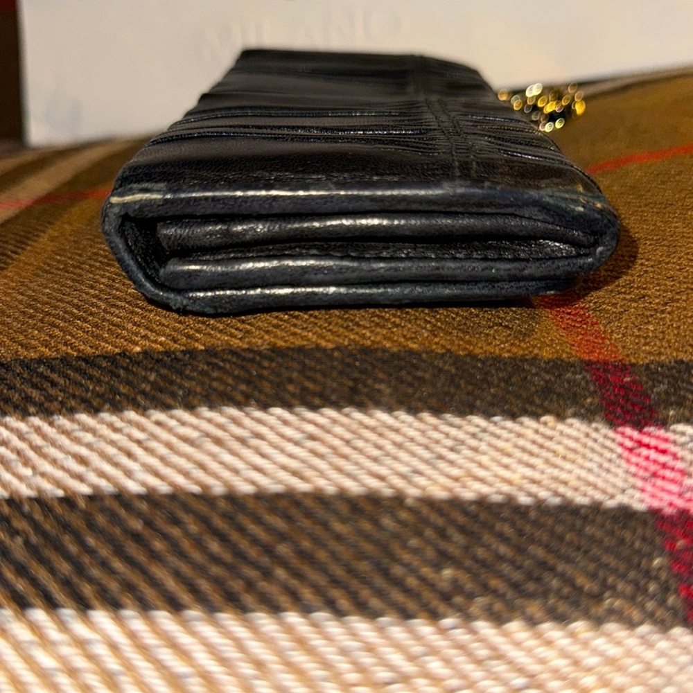 Prada Black Leather Wallet On Chain - Picture 14 of 15